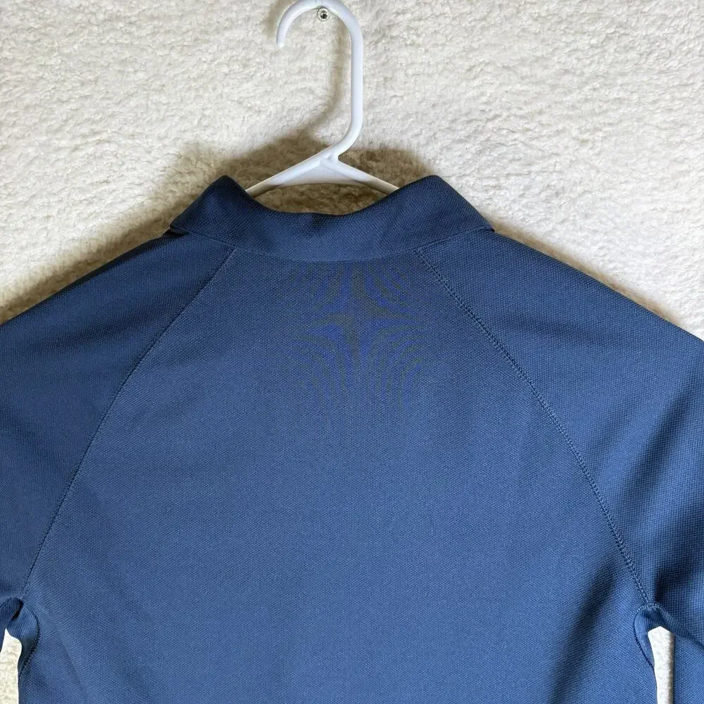Bonobos Golf 1/4 Zip Pullover Mens Medium Blue Slim Fit Performance Stretch